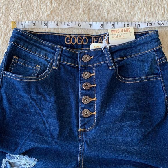 NWT High rise gogo jeans size 7 - Picture 10 of 16